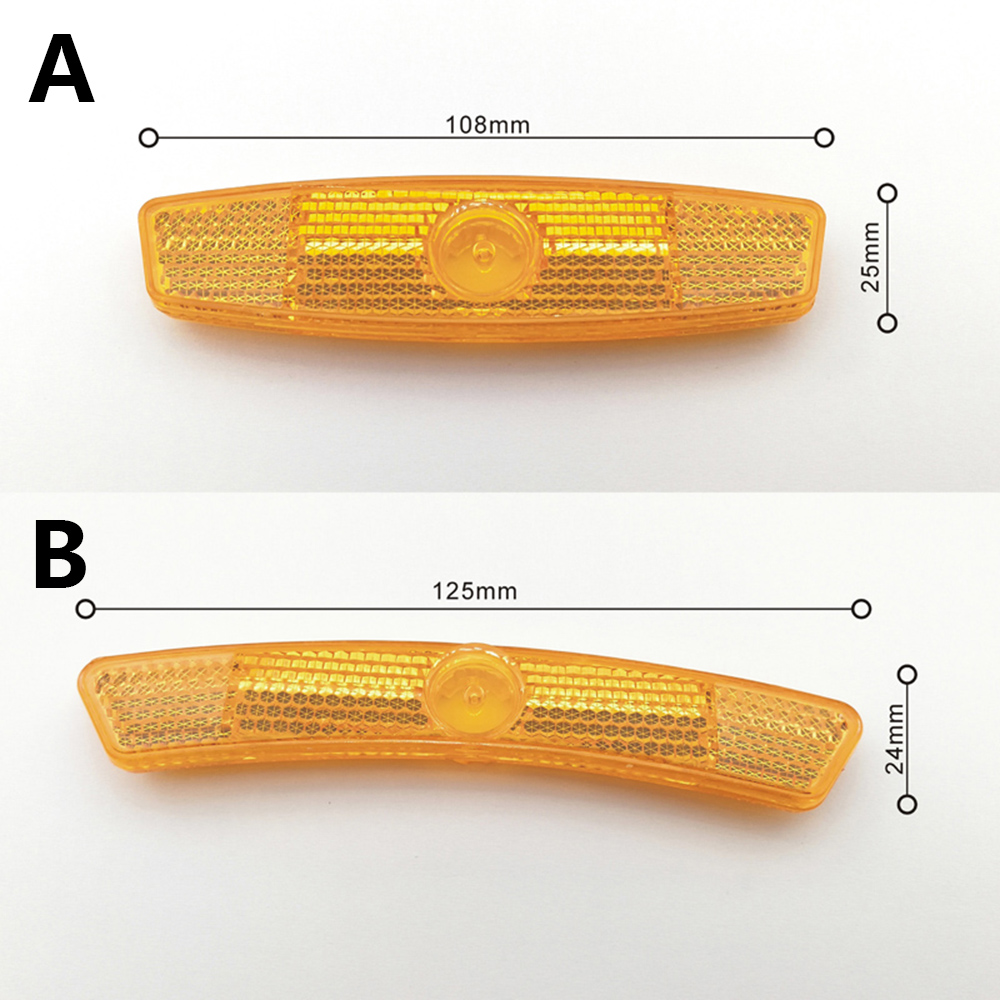 Bộ 2 Kẹp Phản Quang An Toàn Gắn Căm Xe Đạp Leo Núi Nhiều Màu Sắc