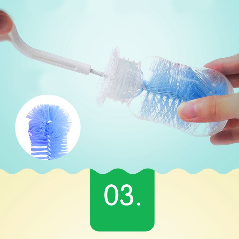 Cọ Bình Sữa 4 Chi Tiết
