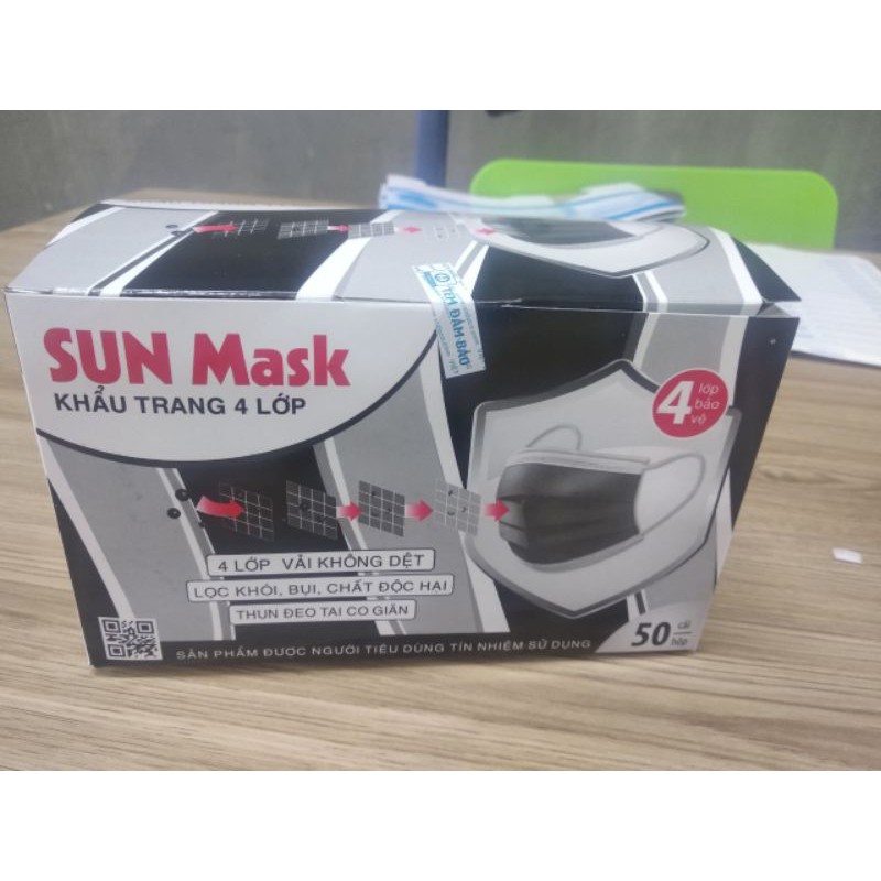 Thùng Khẩu trang YT 4L cao cấp 4U MASK - (1 Thùng 50 hộp, 50 cái/hộp)