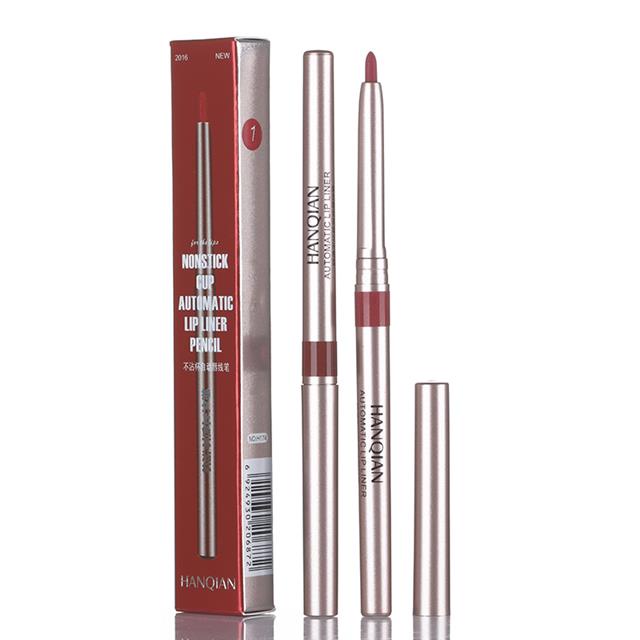 Bút Kẻ Viền Môi Tự Động Chống Thấm Nước Màu Sắc Hàn Quốc