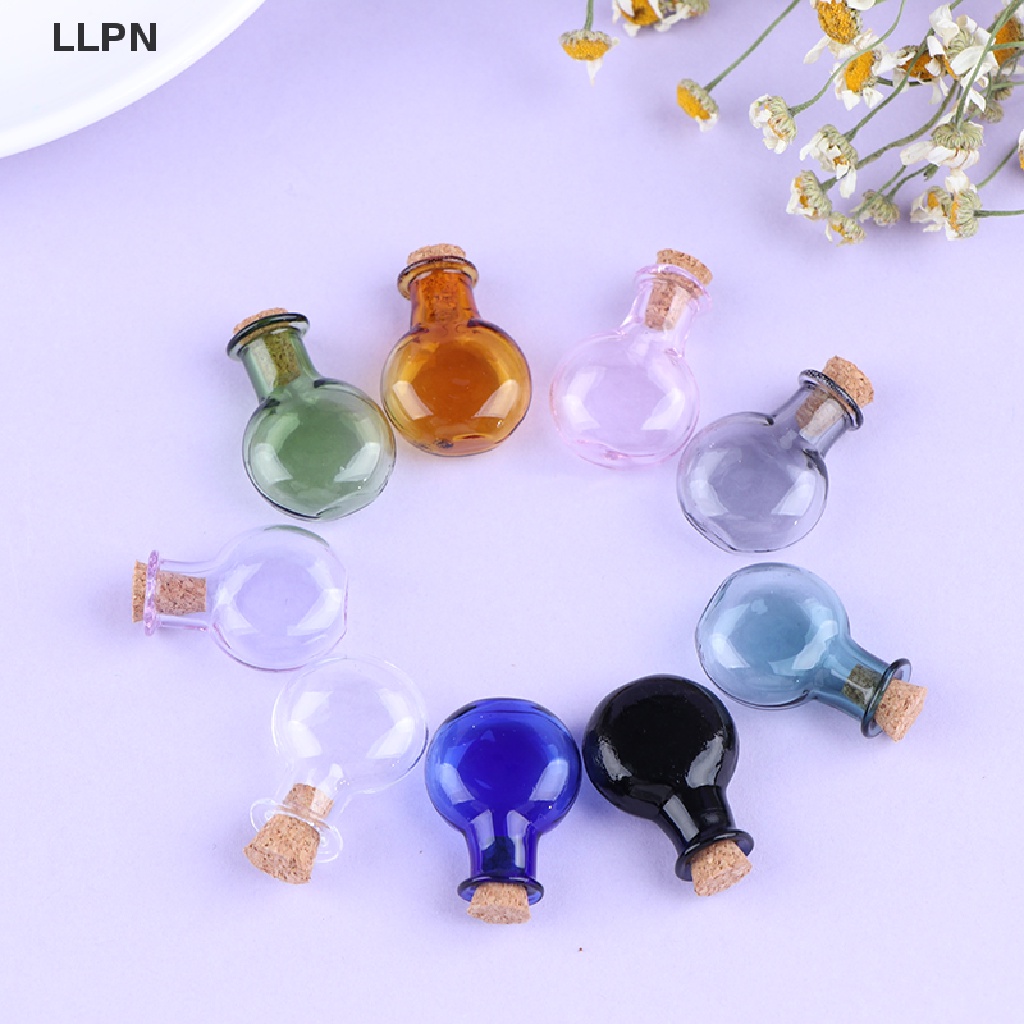 Bộ 2 Lọ Điều Ước Thủy Tinh Mini Có Nút Bần