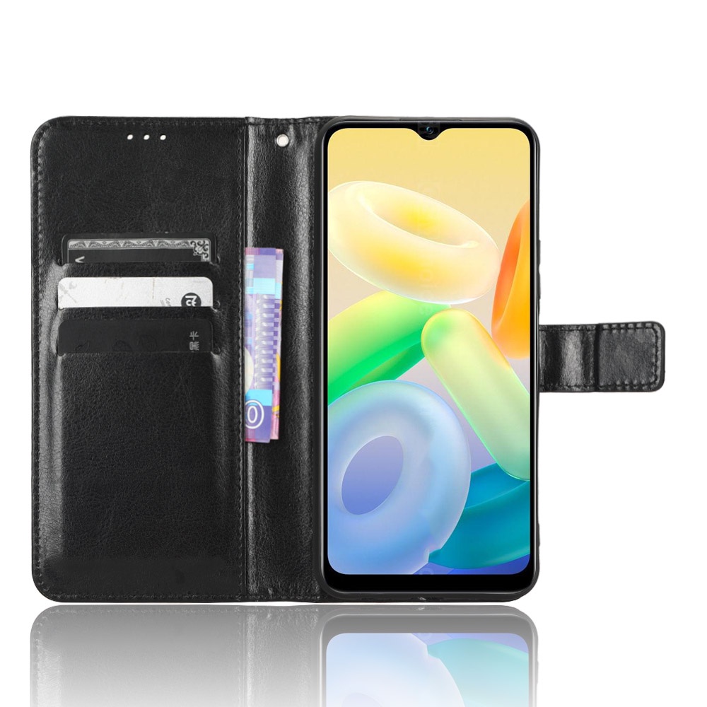 Ốp Điện Thoại Da PU Kiểu Ví Đế Lật Có Giá Đỡ Cho VIVO Y16 Y16