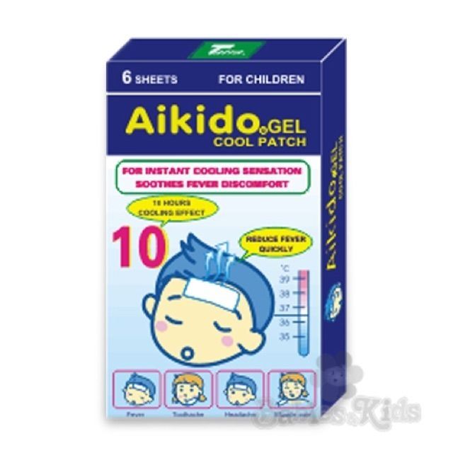 Miếng dán hạ sốt Akido hộp 6 miếng