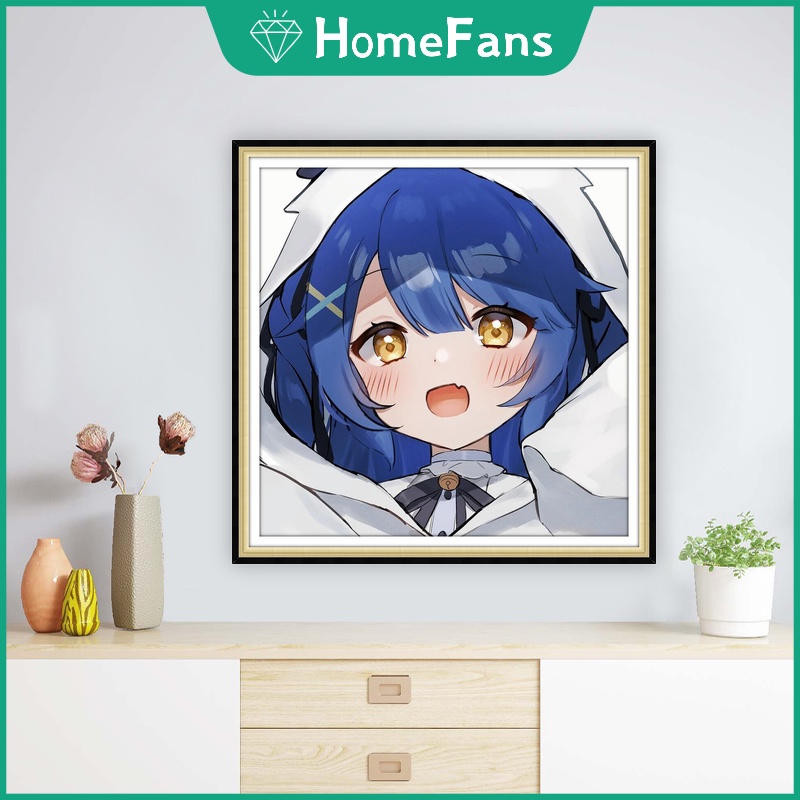 Bộ Tranh Đính Đá 5D Tự Làm Trang Trí Nhà Cửa 30x30cm / 40x40cm / 50x50xcm