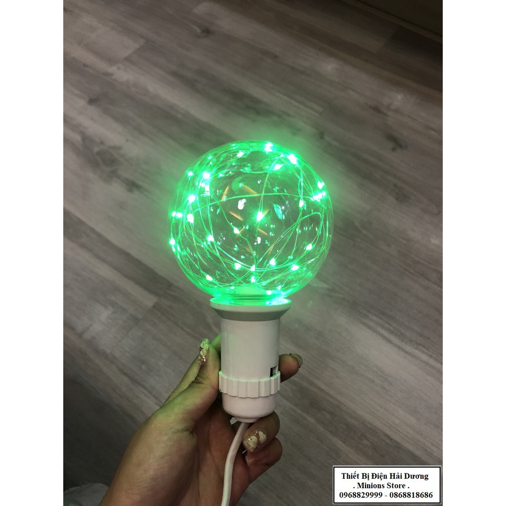 Combo 3 bóng đèn LED đom đóm TN912 -  ánh sáng Led đẹp mắt trang trí không gian decor - Nhiều màu lựa chọn - BH 1 năm