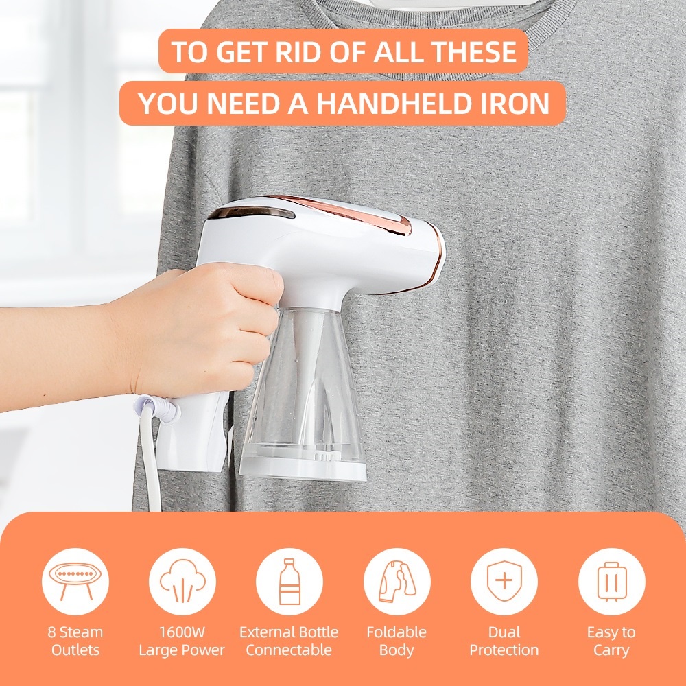 Bàn ủi hơi nước FOREVERLILY thiết kế cầm tay 1600W chất lượng cao