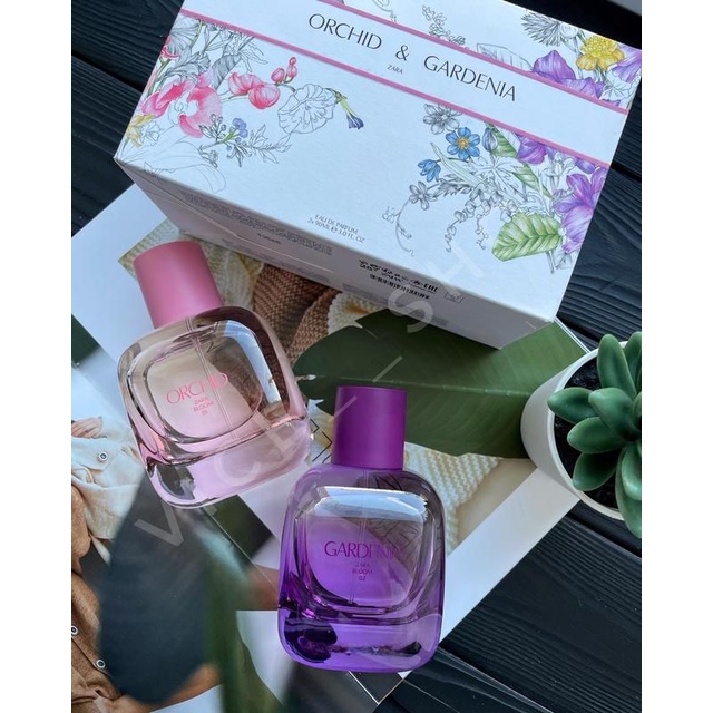 SET 2 CHAl NƯỚC HOA GARDENIA+ORCHID 30ML,100ML