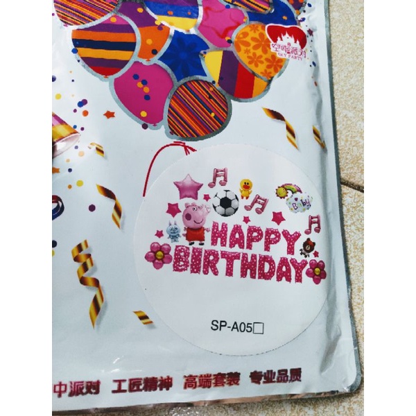 Set Trang Trí Sinh Nhật Như Hình