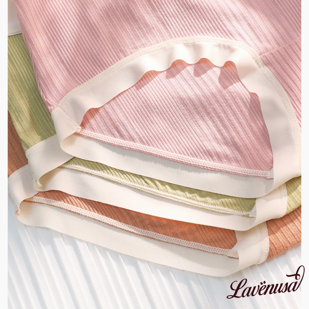 Quần lót nữ gân tăm viền su siêu mát mềm mại thoáng khí cao cấp LAVENUSA QL77