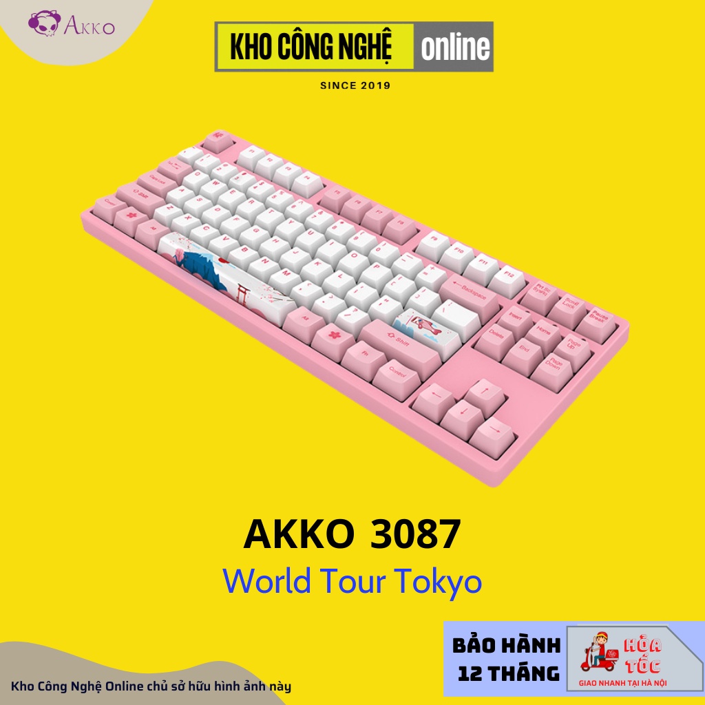 Bàn phím cơ AKKO 3087 – World Tour Tokyo (Cherry switch)