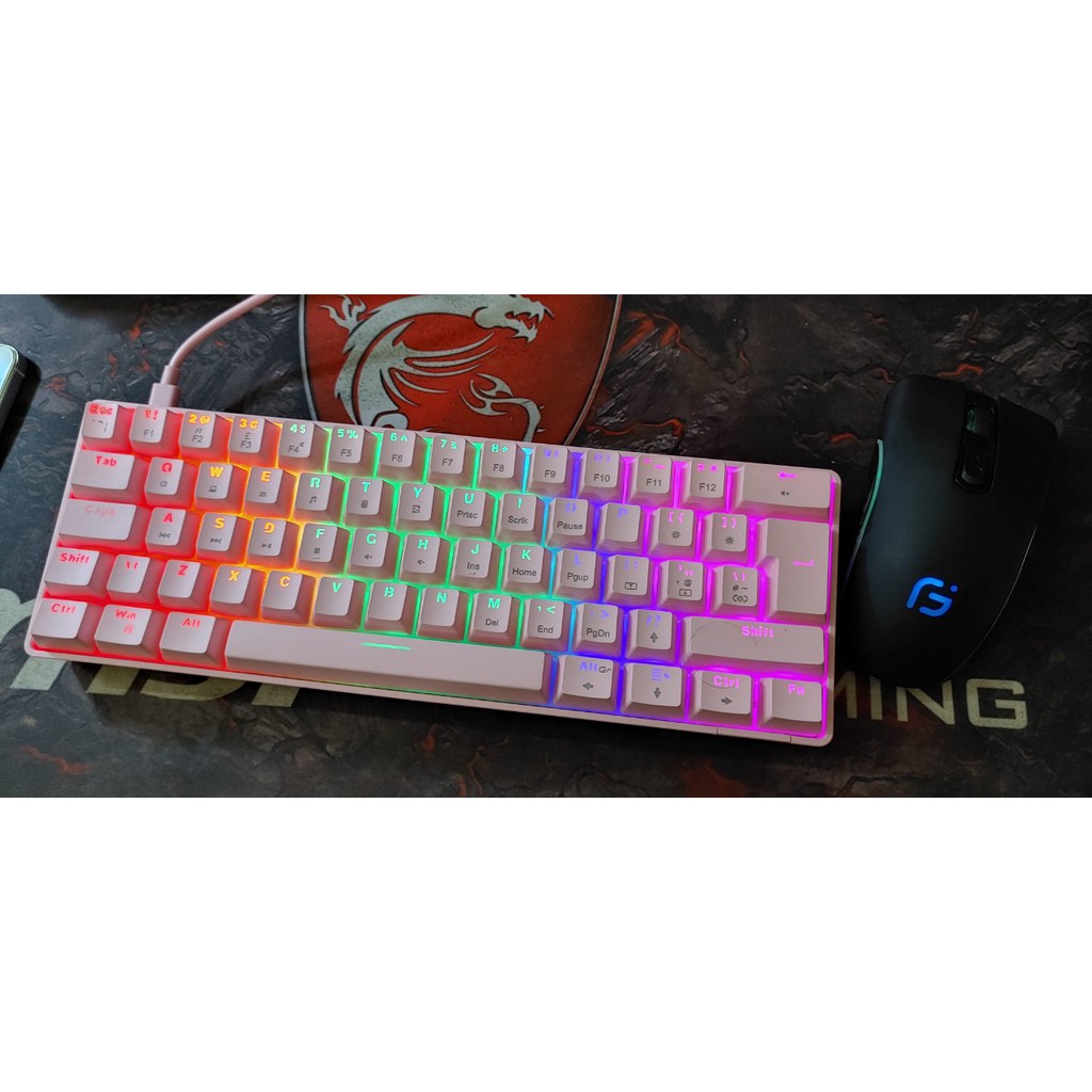 Chuột không dây chơi game led RGB có thể sạc được,Chuột không dây giảm tiếng ồn