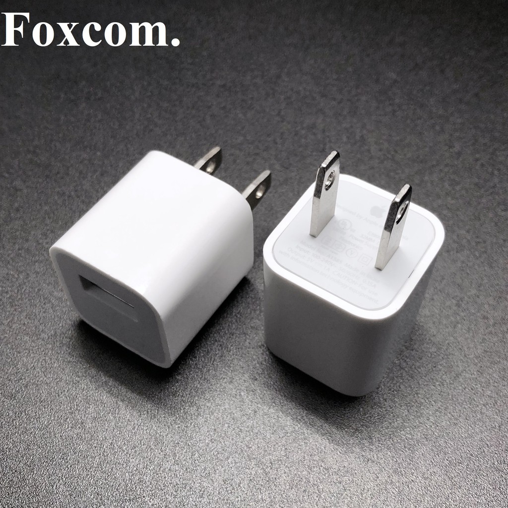 BỘ CỦ SẠC IPHONE - FOXCOM +CÁP FOXCOM CAO CẤP DÙNG CHO TẤT CẢ CÁC LOẠI ĐIỆN THOẠI