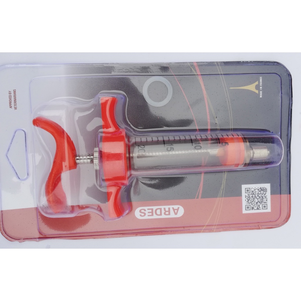 1 Cái Xi Lanh Ardes 20ml  Sử dụng nhựa Chuyên dùng trong thú y