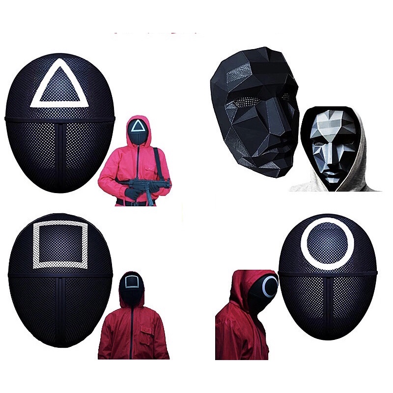 Mặt nạ Squid Game/mặt nạ hoá trang cosplay | BigBuy360 - bigbuy360.vn