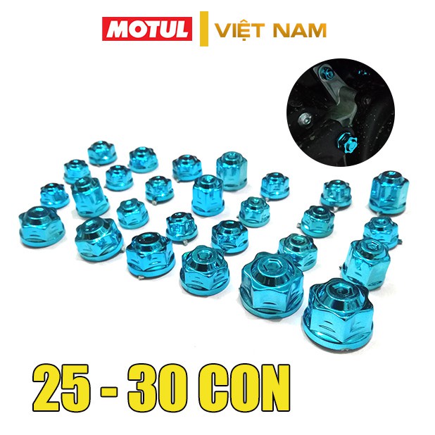 ✿Chụp ốc trang trí xe máy bảo vệ ốc zin xe lắp được mọi dòng xe Exciter, Wave, Sirius, Dream, Winner, Winner X....