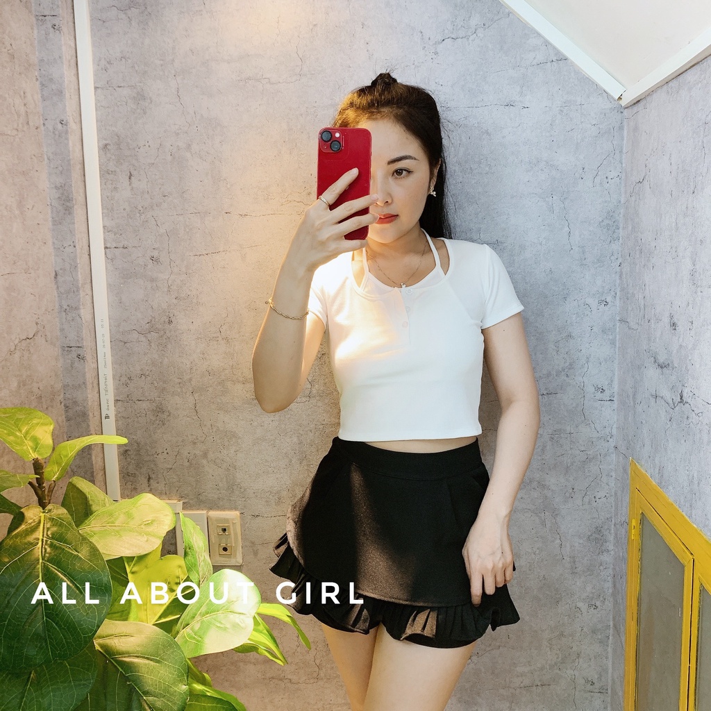 CHÂN VÁY XẾP LY GIÁ RẺ HAI TẦNG CÓ QUẦN TRONG - AAG99