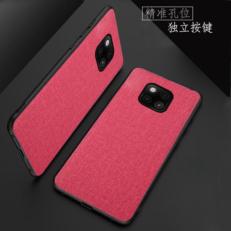 Huawei Mate 20 Pro Mate 20 X Mate 40 Mate 10 Vải Vải Vải Vải Da Mềm Ốp Lưng Chống Sốc