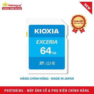 Thẻ nhớ kioxia sdhc 64gb uhs-i u1 class 10 100mb/s
