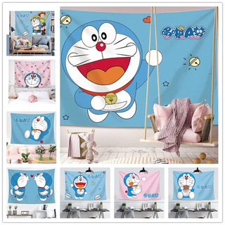 Fabric Background Jingle Cat Hanging Cloth Tapestry Bedroom Decoration Dormitory Bedside Wall Decoration Cover-1