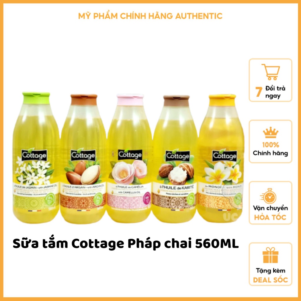 SỮA TẮM TRẮNG DA COTTAGE 560ML CHUẨN PHÁP | BigBuy360 - bigbuy360.vn
