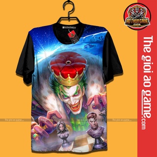 Áo Liên Quân , Áo Thun Liên Quân Mobile Joker Unisex Nam Nữ Cổ Tròn Basic Tay Ngắn Form Rộng / Thegioiaogame.com