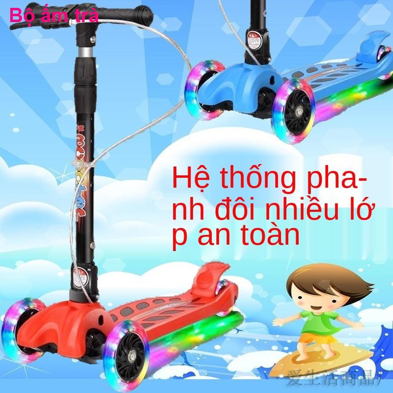 nhỏ cho bé1-14 tuổi phong cách mới cho trẻ em âm nhạc mát mẻ và có thể chơi được nhấp nháy xe tay ga đồ đạp yo-yo