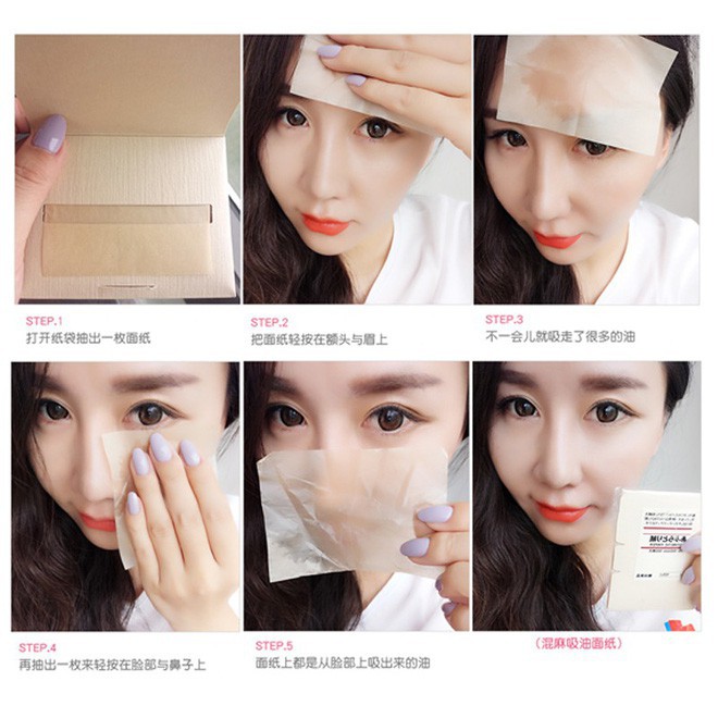 🎀 Gói 50 tờ Giấy Thấm Dầu thiết kế cute nội địa chính hãng skincare tiện lợi nội địa | BigBuy360 - bigbuy360.vn