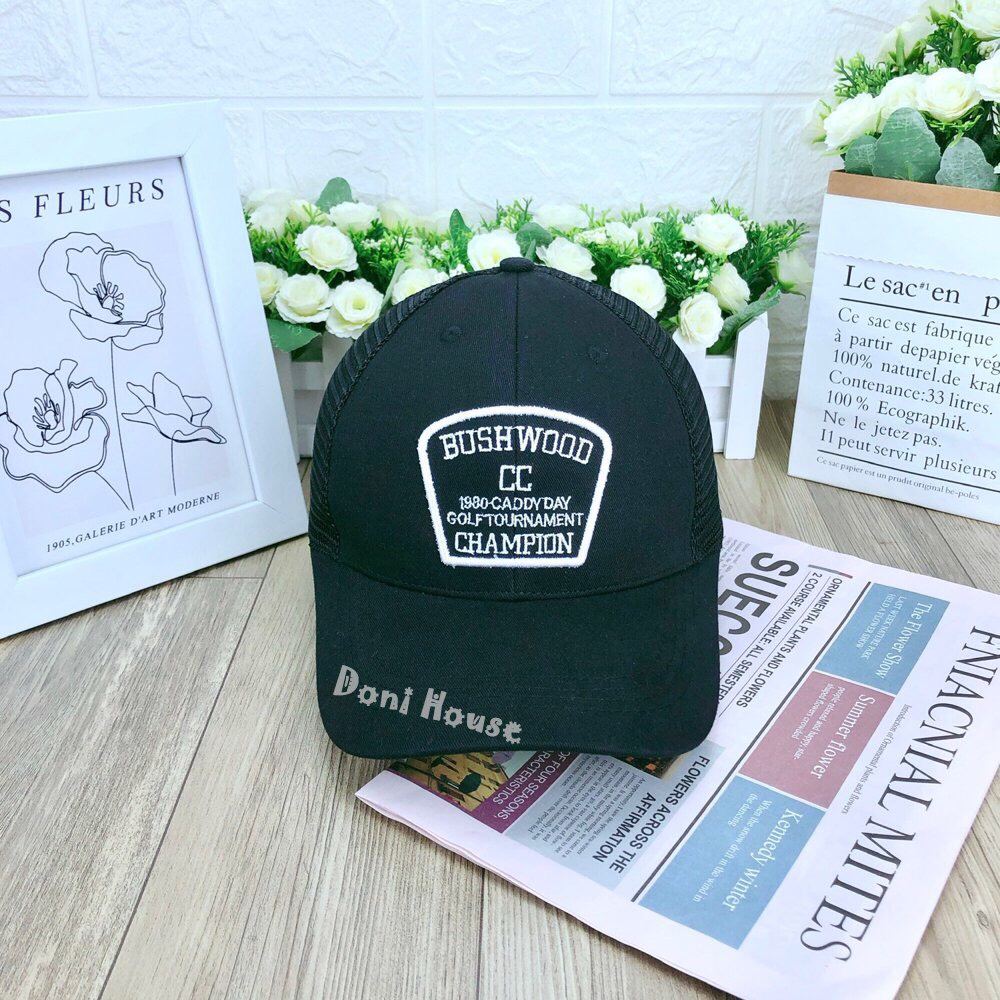 [13 tuổi trở lên] Nón Kết Mũ Lưỡi Trai Lưới Cho Bé Trai Gái Nam Nữ Vòng Đầu 56cm Thêu Chữ Đơn Giản Sang Chảnh NK221