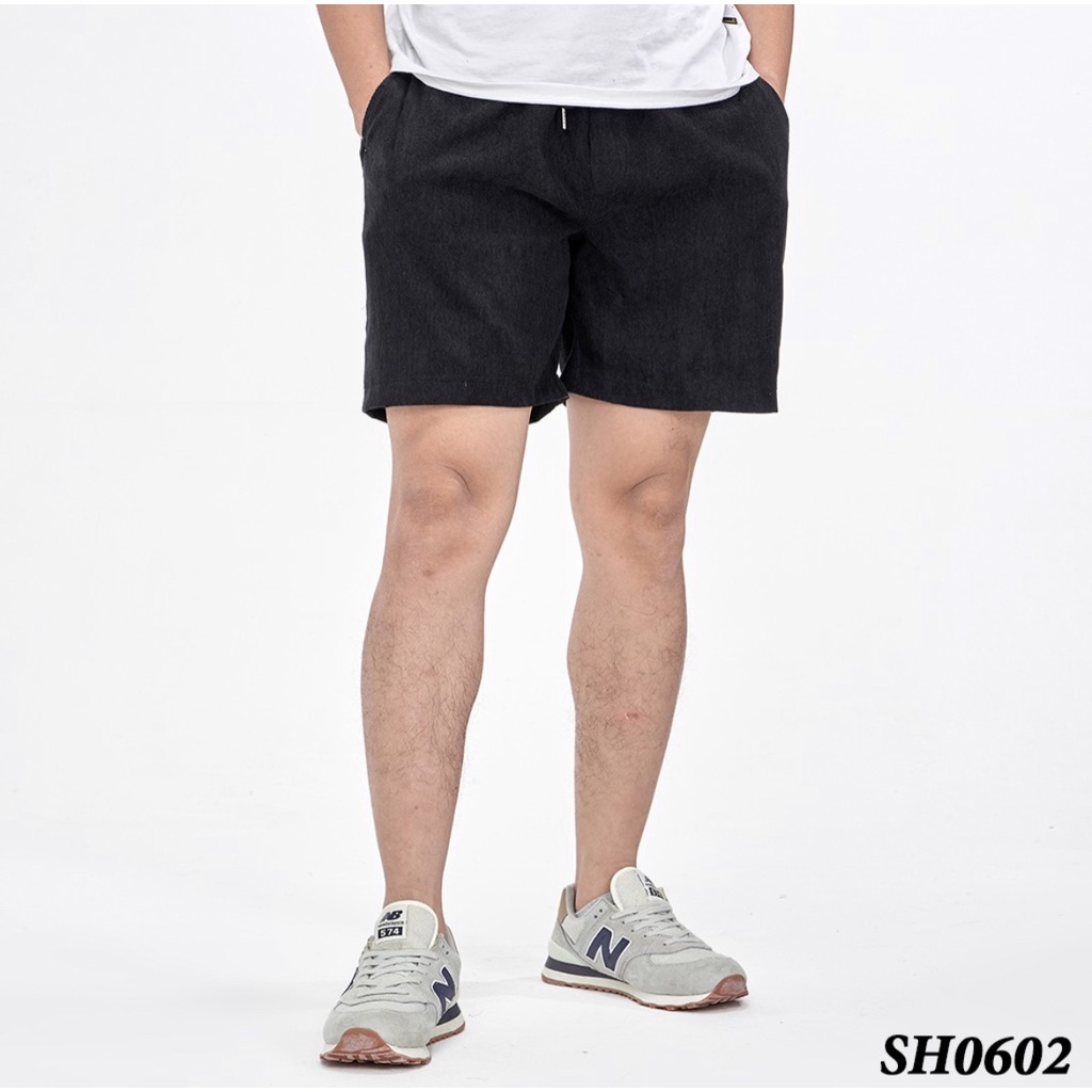 Quần short đùi nhung tăm mềm mịn nam nữ form unisex trẻ trung mát mét 1kenz