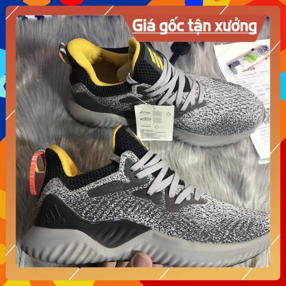 [FreeShip+Giá Hủy Diệt] Giầy Alphabounce xịn sò Full phụ kiện, Giày Sneaker Alphabounce muối tiêu vàng , Hót trend