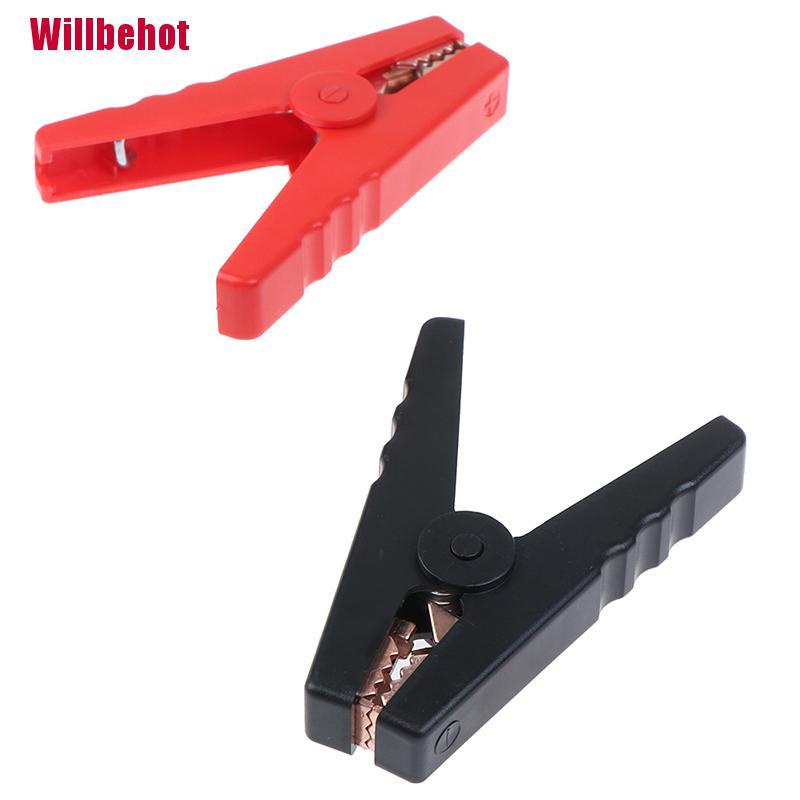 2 Kẹp cá sấu 100A cách điện cho bình ắc quy xe hơi