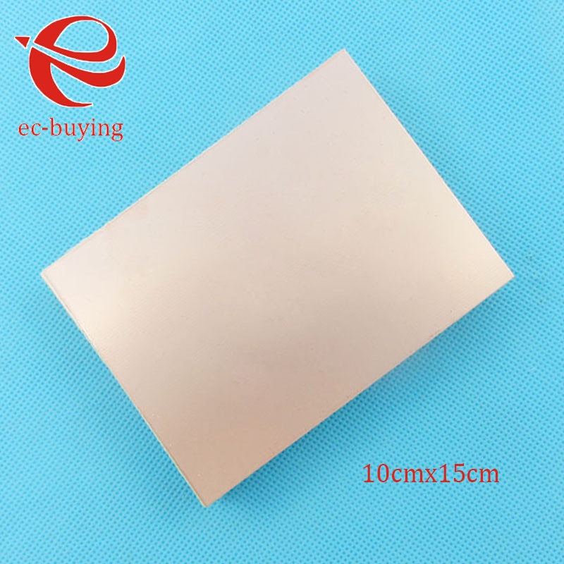 Bảng mạch đồng PCB hai mặt 10x15cm 1.5mm Fr4 cỡ 100x150x1.5mm DIY