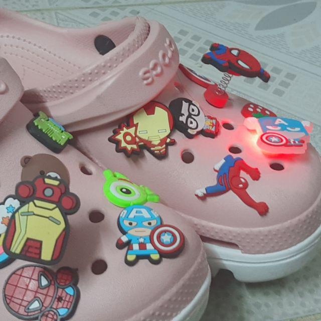 Set 3 Jjibitz stick đèn led gắn dép và balo