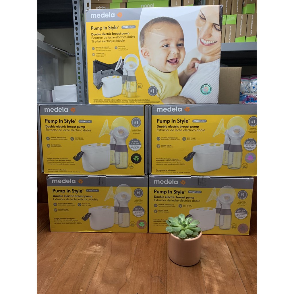 [BH 24 tháng] Máy hút sữa Medela Pump Max Flow mới Nguyên tem Chính hãng bản đầy đủ / rút gọn