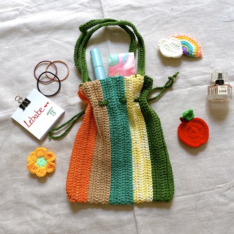 Túi len móc handmade