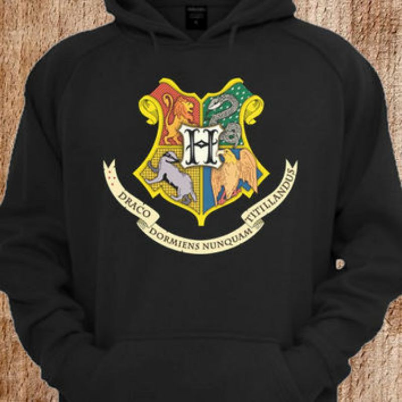 Áo Hoodie In Hình Harry Potter Màu Sắc Thời Trang Unisex