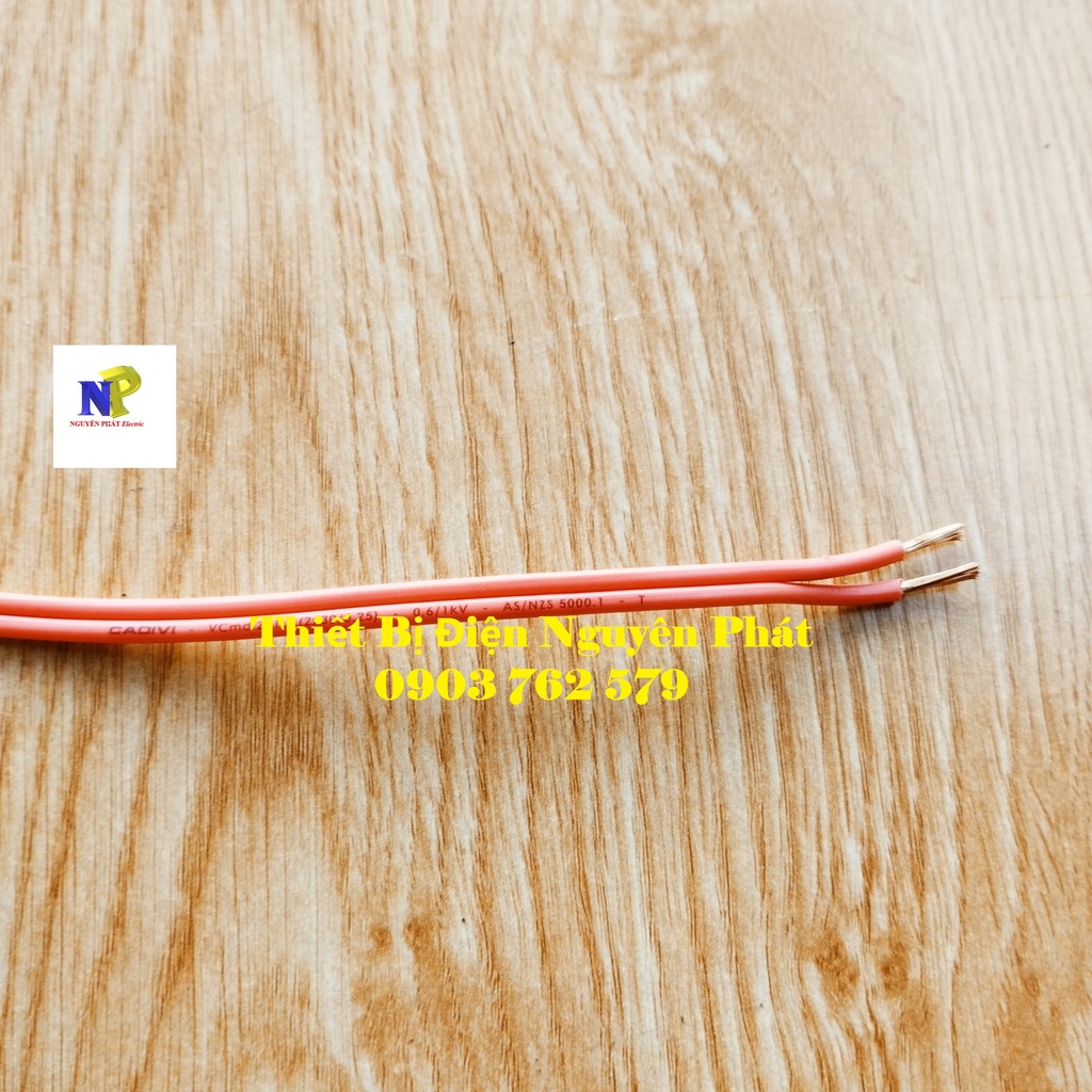 Dây Điện Đôi 2x30 VCmd2x1.5 - Lẻ 1 Mét