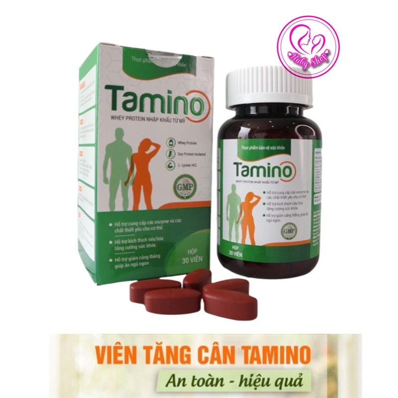 [Chính hãng] Tăng cân Tamino an toàn, hiệu quả hộp 30 viên