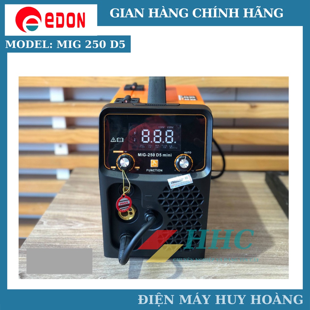 Máy Hàn Mig Không Dùng Khí Mini Edon 250 D5