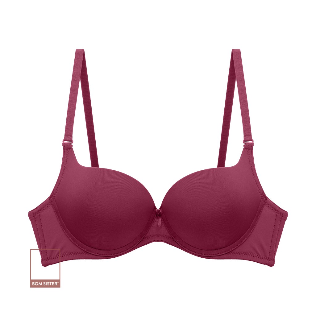 [Mã FARSBRBOM1 giảm 10% đơn 99K] Áo lót mút vừa có gọng thun lạnh màu trơn nâng ngực tự nhiên BOM SISTER MU1005 | BigBuy360 - bigbuy360.vn