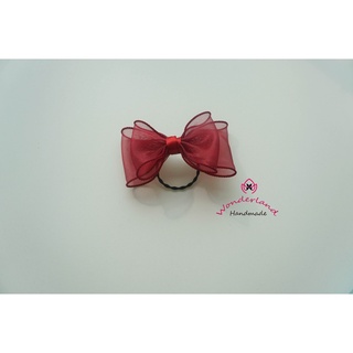 Cột tóc cho bé, cột nơ voan handmade, C8