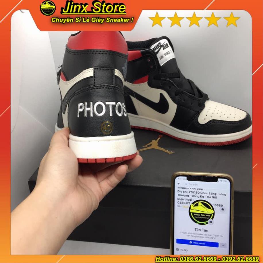 Giày thể thao sneaker JD hàng siêu câp đỏ đen cao cổ hight full size nam nữ da bò đôt không cháy | BigBuy360 - bigbuy360.vn