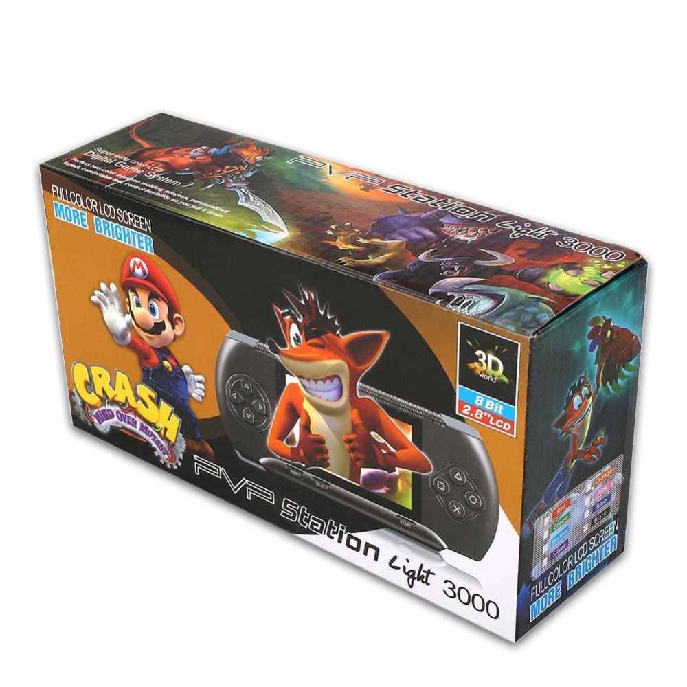 Máy chơi game cầm tay pvp 3000 chứa 89 trò chơi + phụ kiện