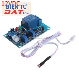 Mạch Cảm Biến Ánh Sáng Quang Trở Nối Dây Điều Chỉnh Độ Trễ 12V