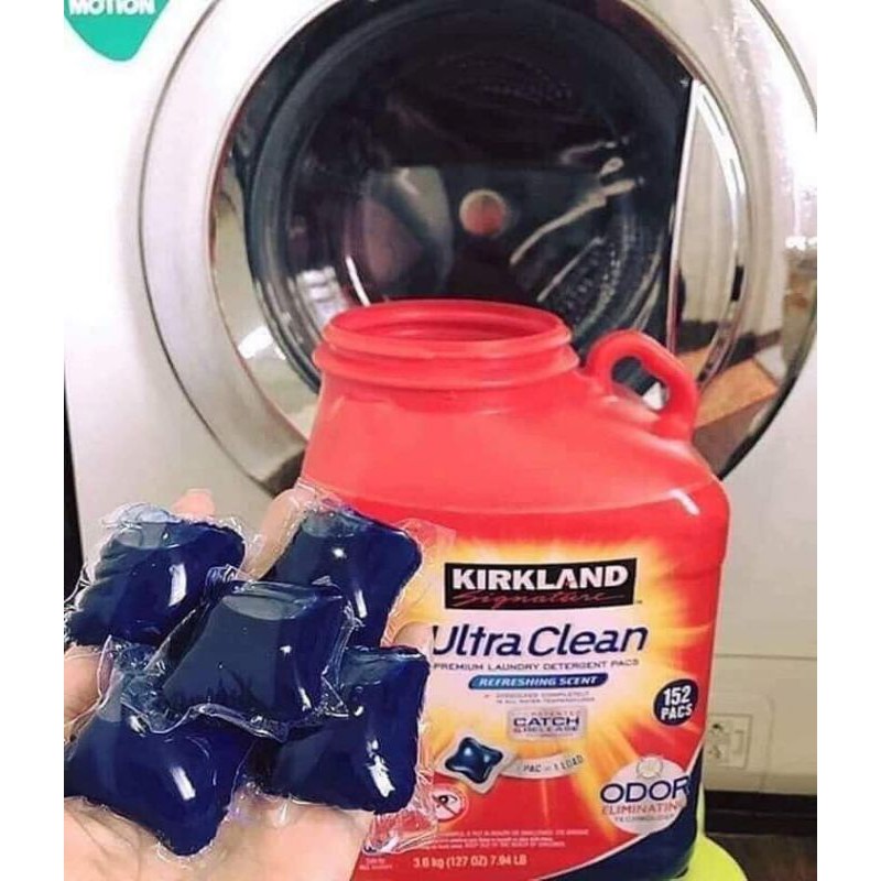 Viên Giặt Quần Áo KIRKLAND ULTRA CLEAN 152 viên Của Mỹ.