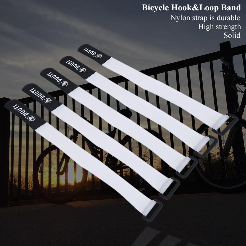 Set 5 Dây Đai Buộc Đồ Đa Năng Gọn Nhẹ Có Thể Điều Chỉnh Gắn Yên Xe Đạp