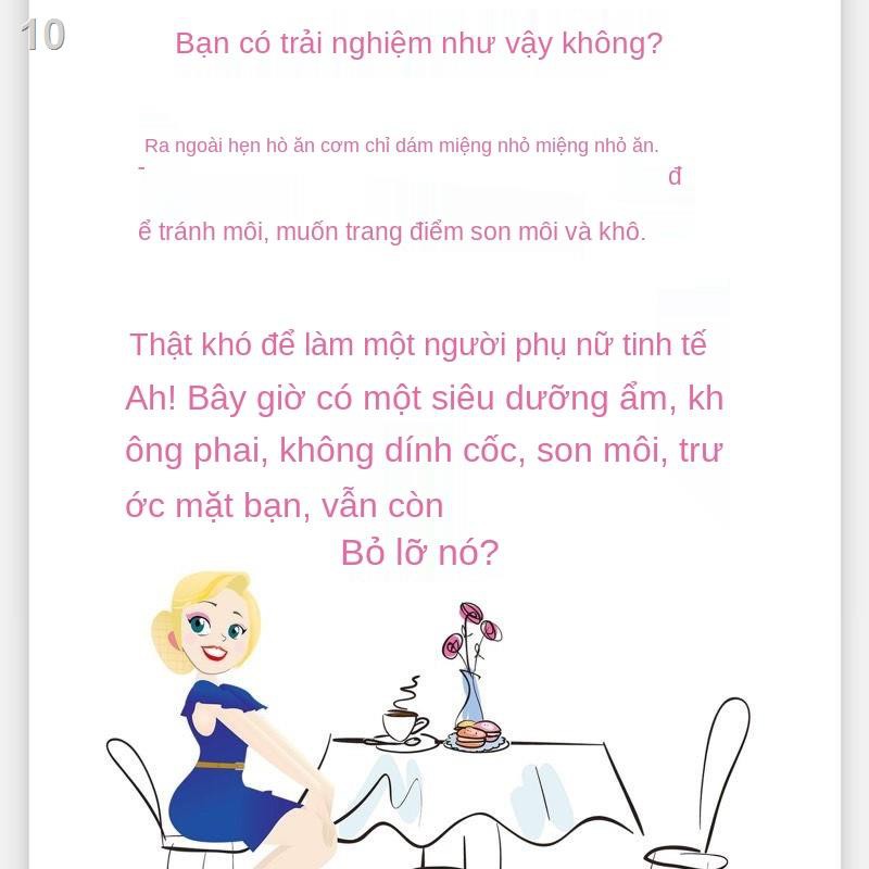 Chất son không phai, dưỡng ẩm lâu bền -cốt cốc Net nổi tiếng cùng màu học sinh thấm nước thương hiệu lớn có giá trị