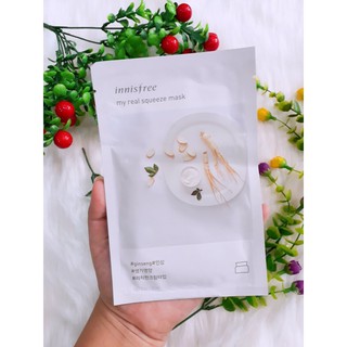Mặt Nạ Giấy  Sâm Mask Sheet My Real Squeeze Mask 20ml