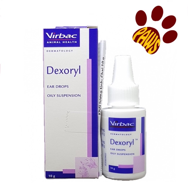 [Mã PET50K giảm Giảm 10% - Tối đa 50K đơn từ 250K] Dung dịch trị viêm tai Dexoryl cho chó mèo 10ml