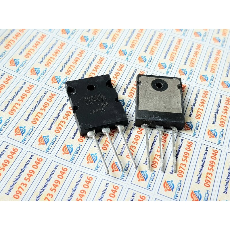 [Combo 2 chiếc] 2SC5570 C5570 5570 Transistor NPN 28A 1700V THÁO MÁY NHẬP KHẨU